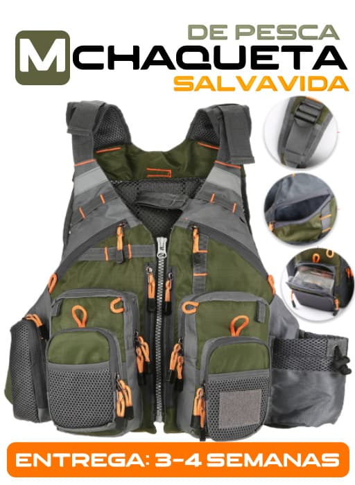 Chaqueta de Pesca Salvavidas
