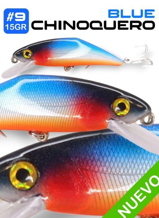 Minnow Chinoquero Blue 9cm - 15gr.