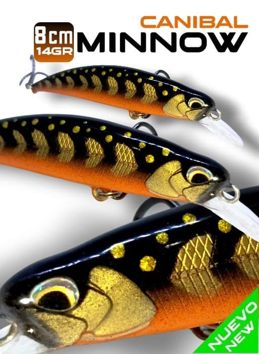 Minnow Canibal 8cm - 14gr.