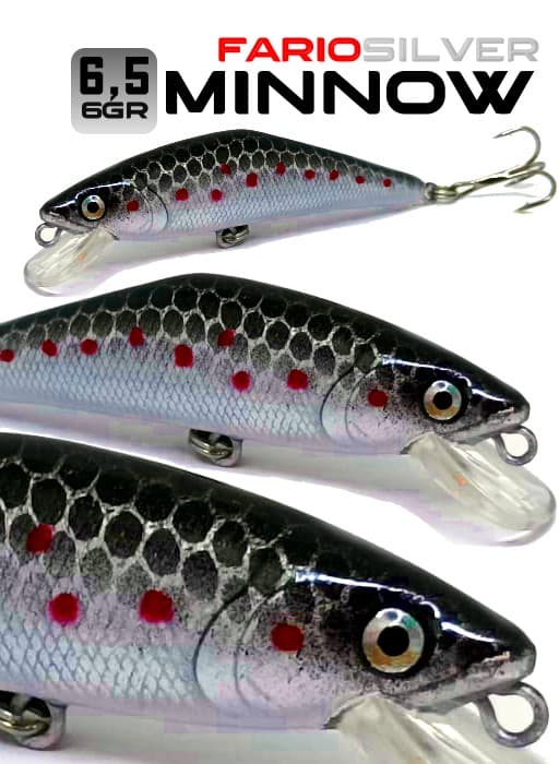 Minnow Fario Silver 6,5cm - 6gr.