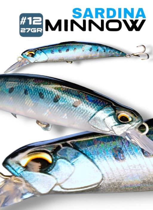 Minnow Sardina Blue 12cm - 27gr.