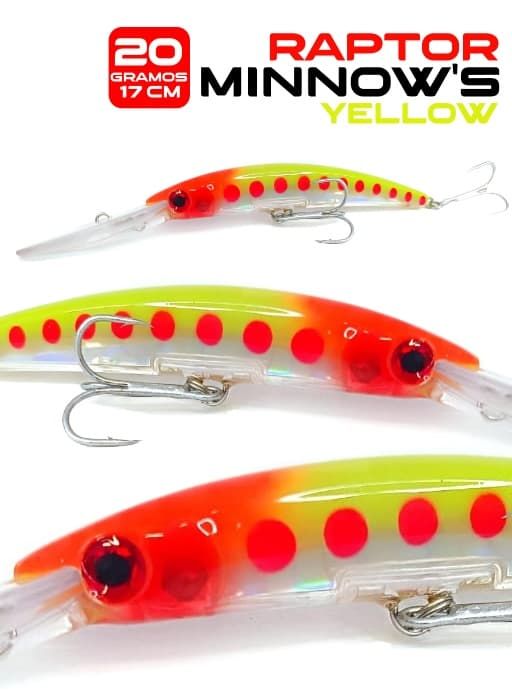 Raptor Yellow Punto Rojo  17cm - 20gr