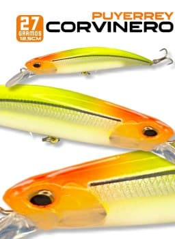Minnow Puyerrey Corvinero Pink 12,5cm - 25gr.