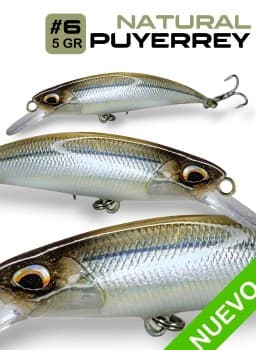 Minnow Puye Natural 6cm - 6gr.