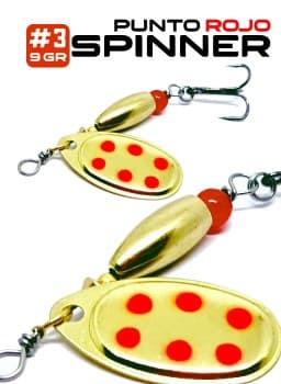 Spinner Punto Rojo N°3 - 9gr.