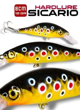 Minnow Sicario 8cm - 12gr.